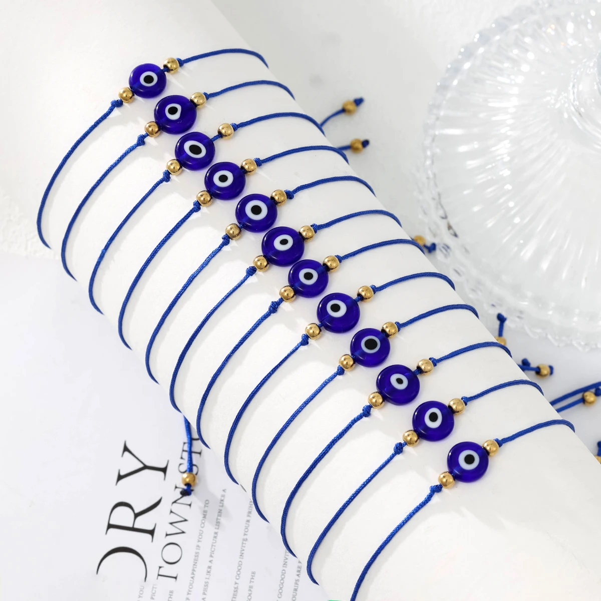 12 Pieces of Simple and Exquisite Jewelry, a Set of Exorcism and Transportation Woven Bracelets, a Unisex Rope Chain (Card Style
