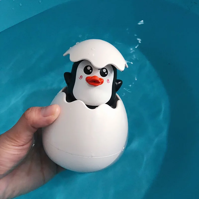QWZ Baby Cartoon Monkey Classic Shower Bath Toy Animal Sprinkle Bathroom Swimming Bathing Shower Educational Toys For Kid Gift