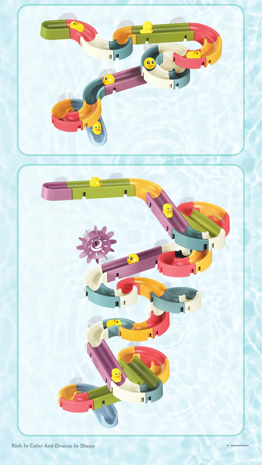 QWZ Baby Cartoon Monkey Classic Shower Bath Toy Animal Sprinkle Bathroom Swimming Bathing Shower Educational Toys For Kid Gift