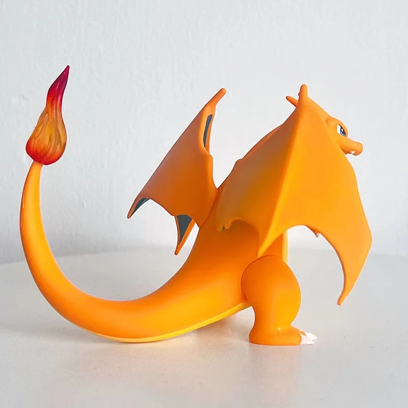 10cm PokeMon GK Figures Charizard Fire Dinosaur Anime Action Figure Pvc Statue Model Doll Kid Toy Gift
