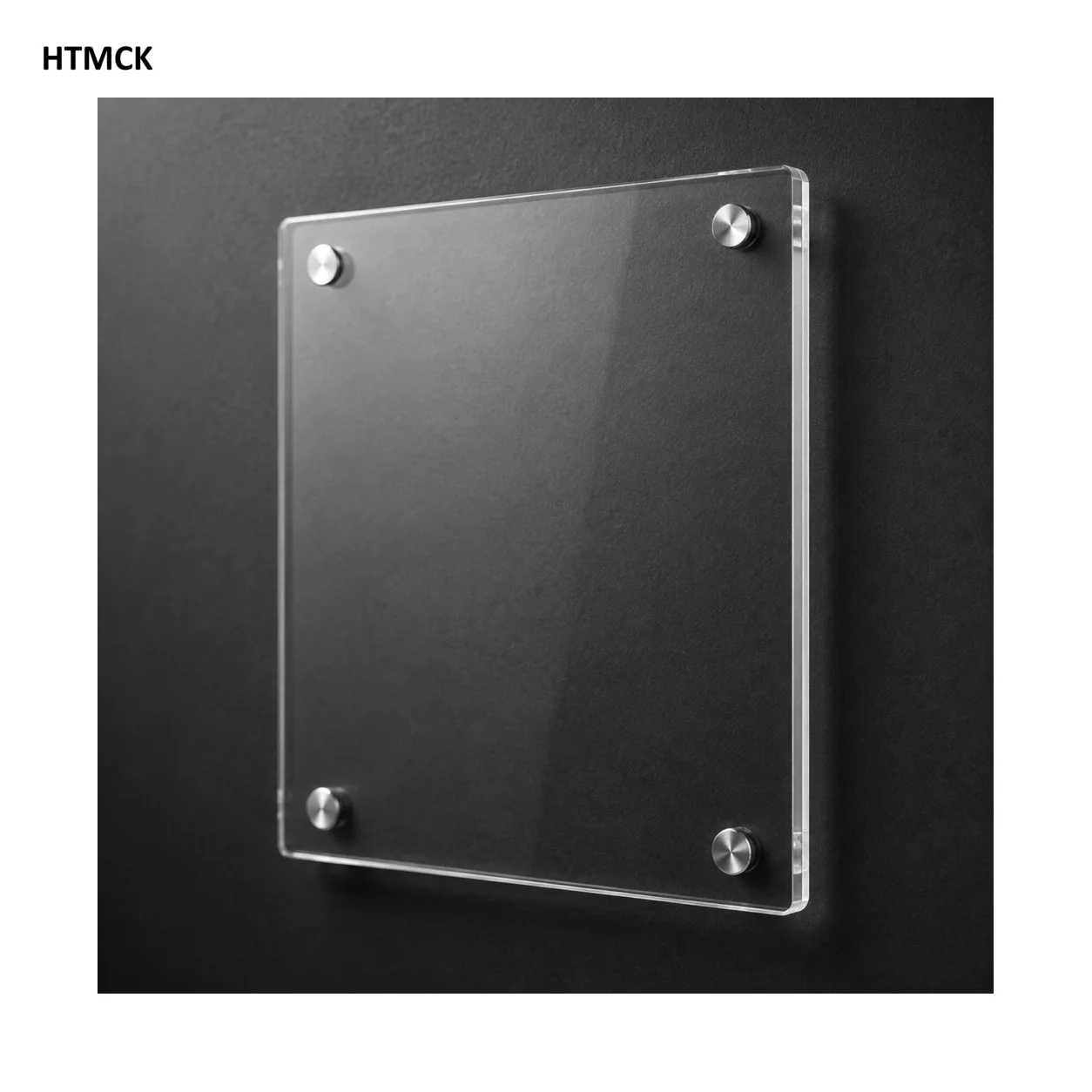 HTMCK Magnetic Transparent Acrylic Week Plan Message Board Scratchable Magnetic Refrigerator Sticker