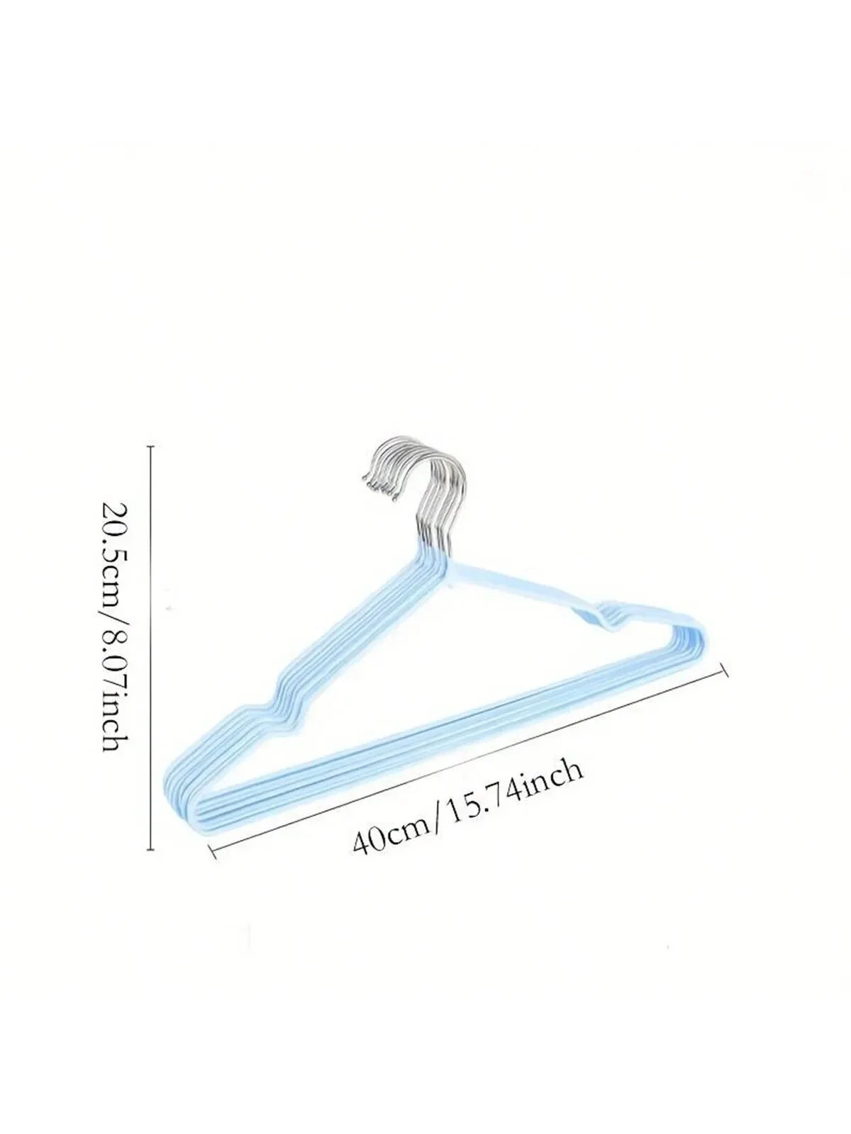 10/20/30//50pcs-Metal Seamless Anti Slip Clothes Hanger Is Durable and Sturdy Saving Home Space