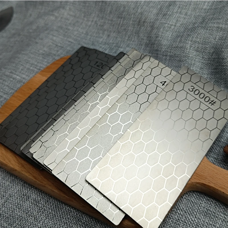 Diamond Whetstone 240# 800# 2000# 3000# Honeycomb Sharpening Blade Sharpen The Blade Knife Sharpener Ultra-thin Sharpening Stone