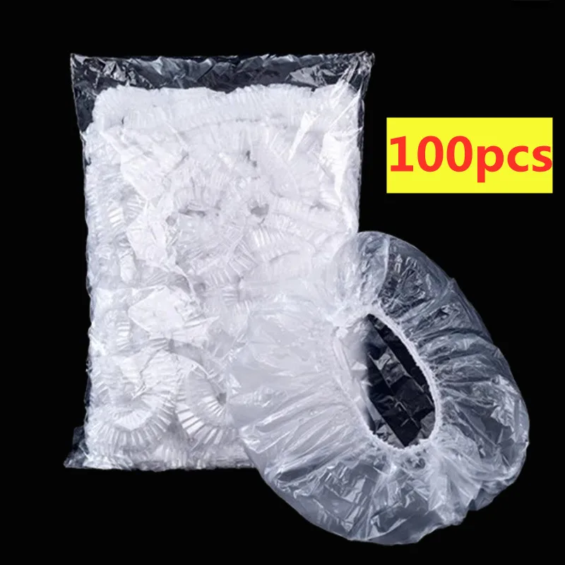 Disposable Colorful Cling Film Cover Food Grade Fresh-keeping Plastic Bag Dust Elastic Cover Kitchen Refrigerator Accessories