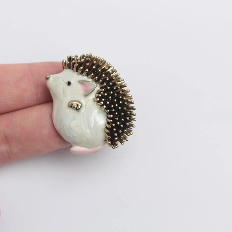 creative enamel hedgehog brooch fashion clothing accessories brooches