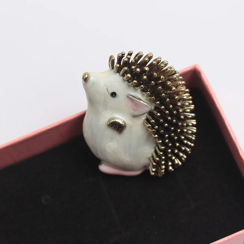 creative enamel hedgehog brooch fashion clothing accessories brooches