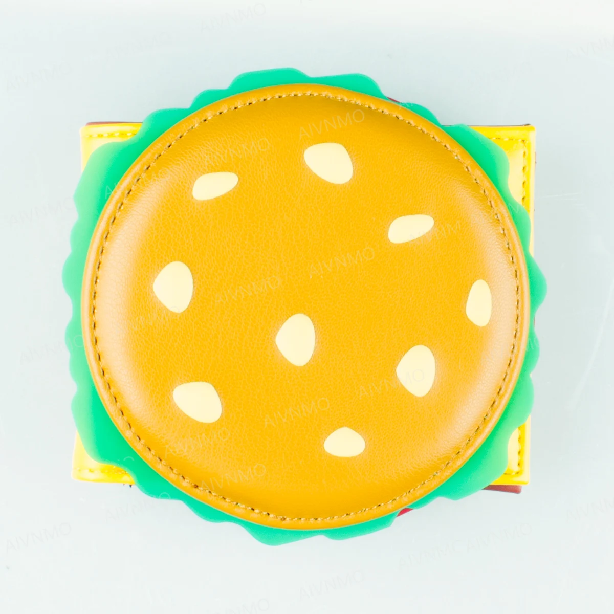 Burger shaped cute women's wallet, designer men's ID card holder