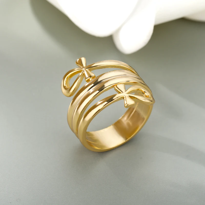 Double Coiled Queen Nefertiti Rings For Women Egyptian Jewelry Gift Vintage Stainless Steel Ring Wedding Couple Africa Ring