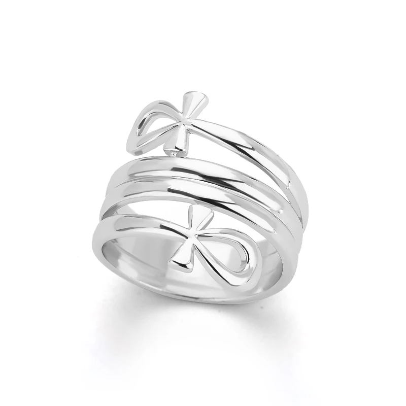 Double Coiled Queen Nefertiti Rings For Women Egyptian Jewelry Gift Vintage Stainless Steel Ring Wedding Couple Africa Ring