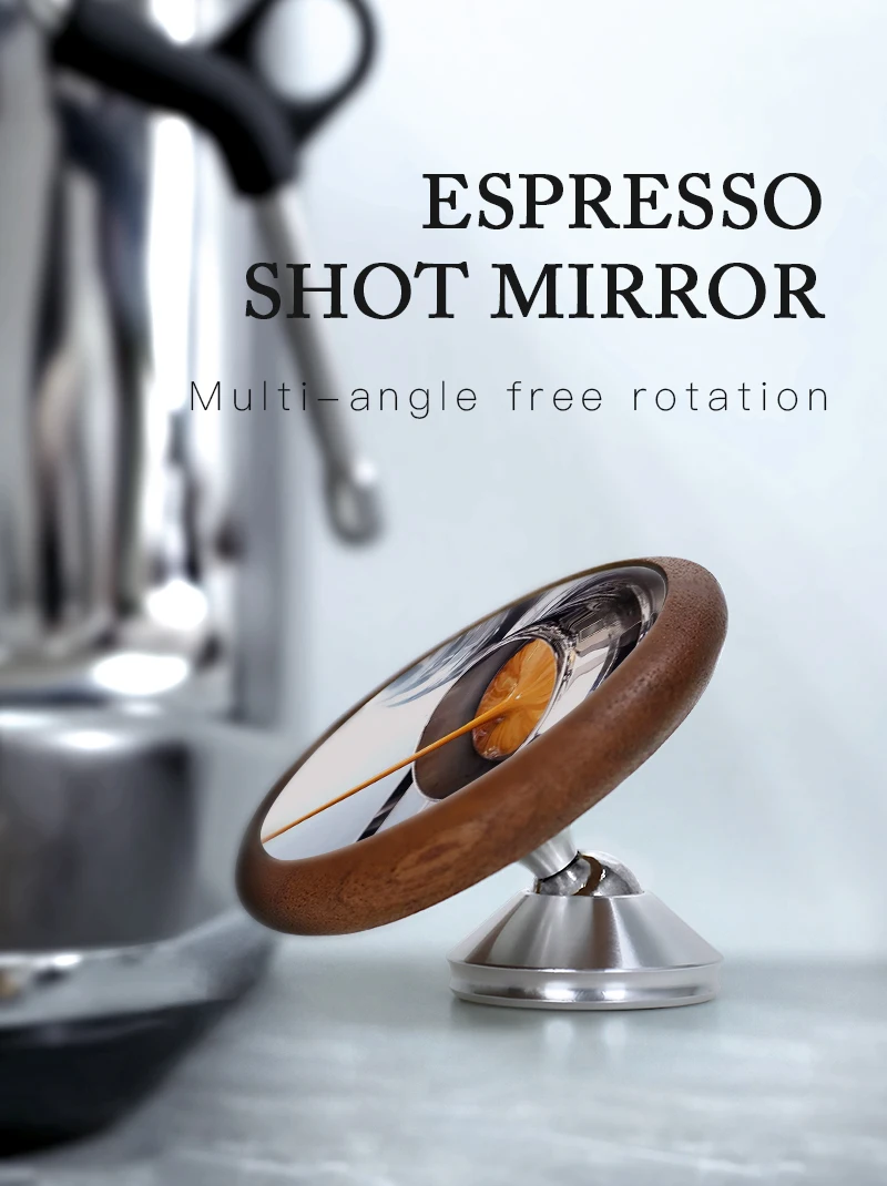 Espresso Shot Mirror Extraction Mirror Magnetic For Monitoring Bottomless Portafilter Lens Flow Rate Coffee Machine Accessories