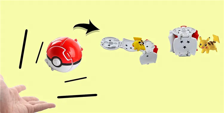 Pokeball Pokemon Figurine Elf Ball Anime Figure Cartoons Pikachu Charizard Pocket Monster Pet Anime Action Model Toy Gifts