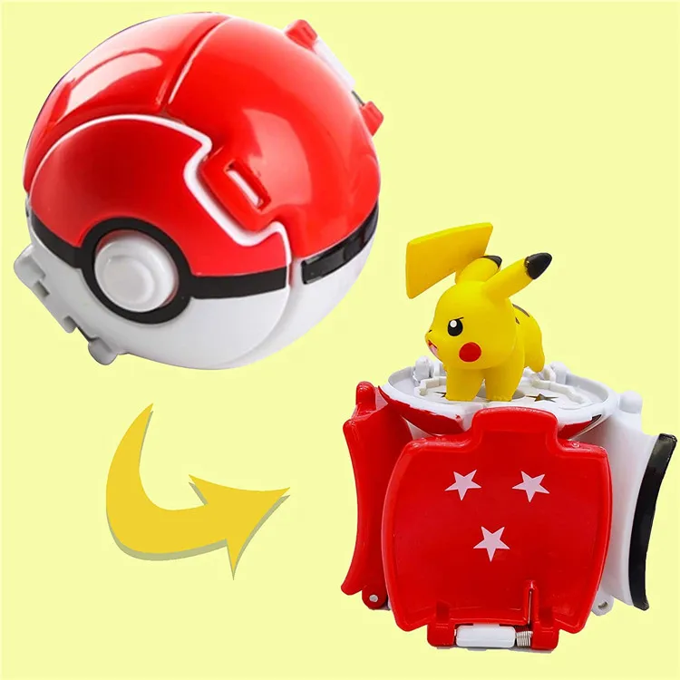 Pokeball Pokemon Figurine Elf Ball Anime Figure Cartoons Pikachu Charizard Pocket Monster Pet Anime Action Model Toy Gifts