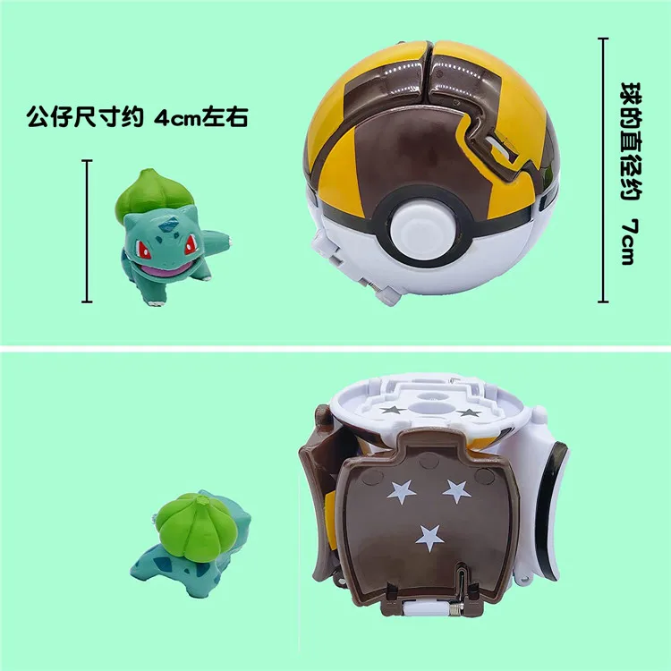 Pokeball Pokemon Figurine Elf Ball Anime Figure Cartoons Pikachu Charizard Pocket Monster Pet Anime Action Model Toy Gifts