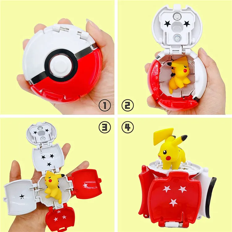 Pokeball Pokemon Figurine Elf Ball Anime Figure Cartoons Pikachu Charizard Pocket Monster Pet Anime Action Model Toy Gifts