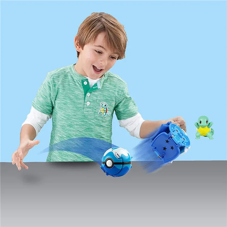 Pokeball Pokemon Figurine Elf Ball Anime Figure Cartoons Pikachu Charizard Pocket Monster Pet Anime Action Model Toy Gifts