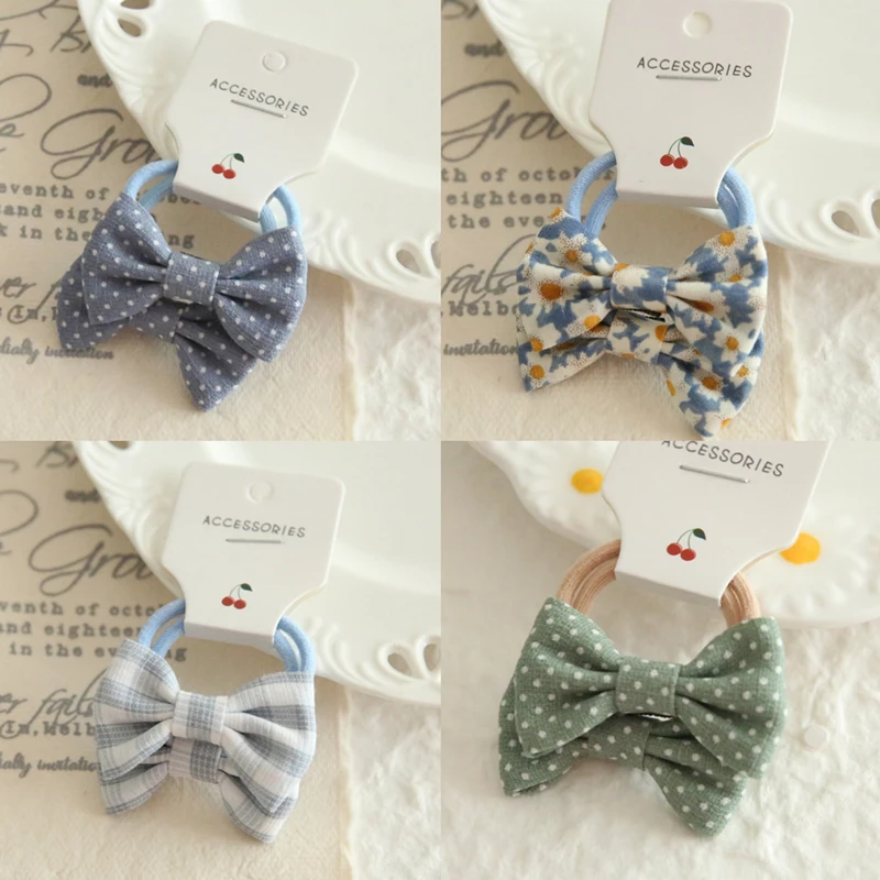 Children's Headwear Hair Accessories for girls, Elastic Hair Bow for baby, Cute Hair ties, Lovely Hair Rope