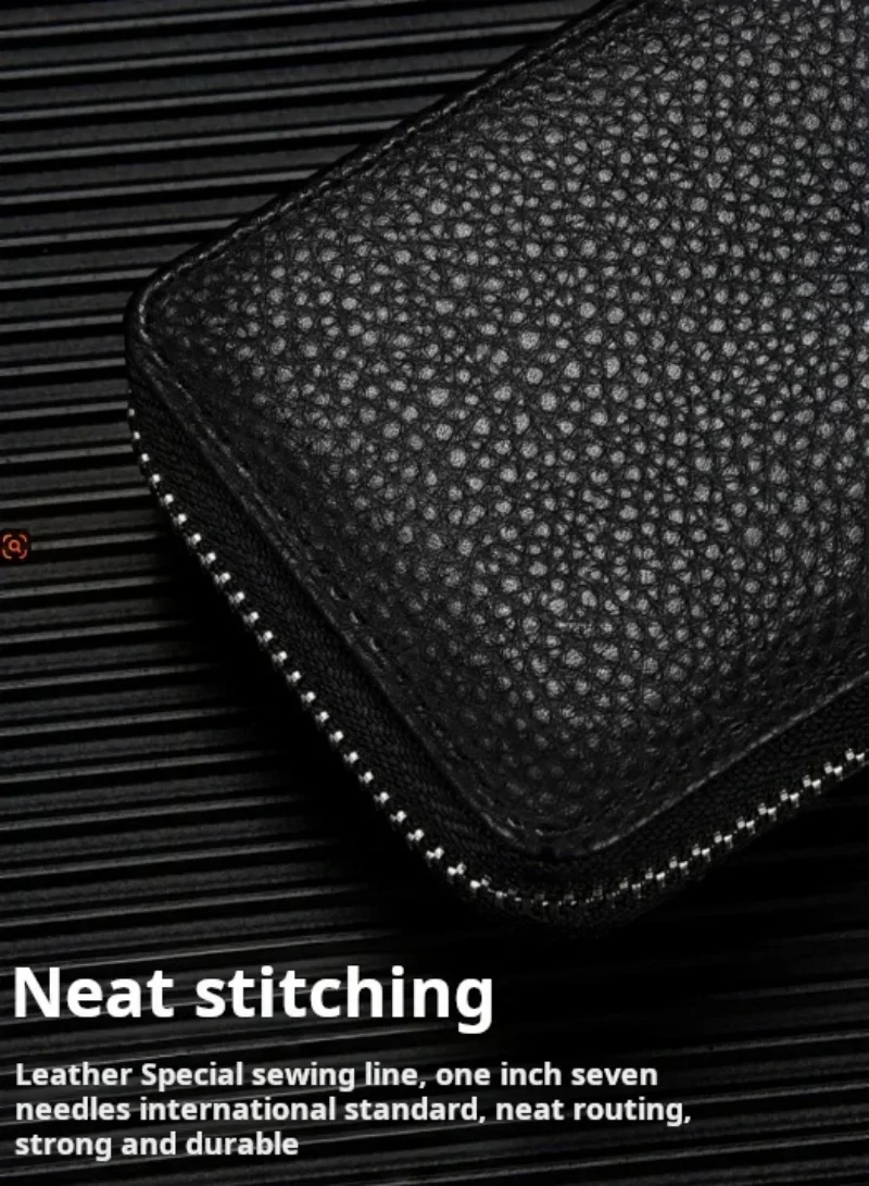 1pc Organ Card Bag Korean Edition Portable Women's Short Bank Card Cover Business Card Clip Zipper Vertical Handheld Bag