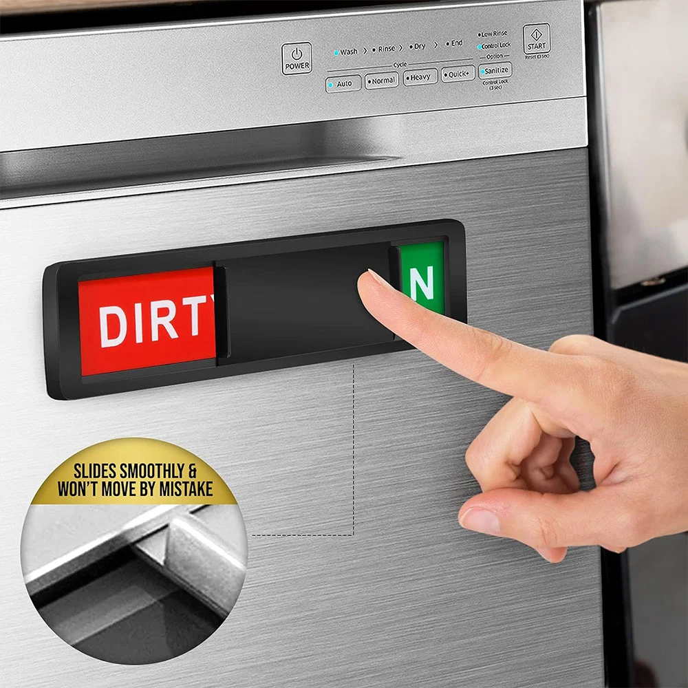 Dishwasher Magnet Clean Dirty Sign Strong Magnet for Kitchen Refrigerator Dishwasher Magnet Home Room Decoration
