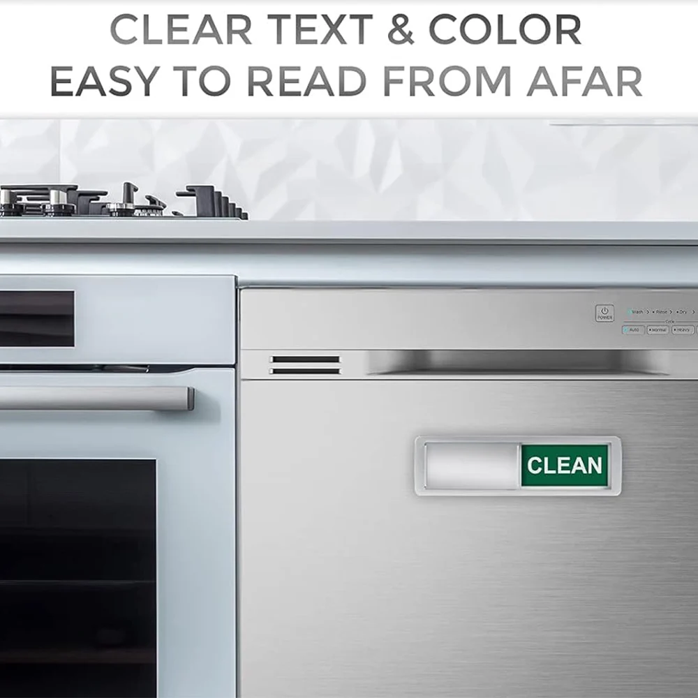 Dishwasher Magnet Clean Dirty Sign Strong Magnet for Kitchen Refrigerator Dishwasher Magnet Home Room Decoration