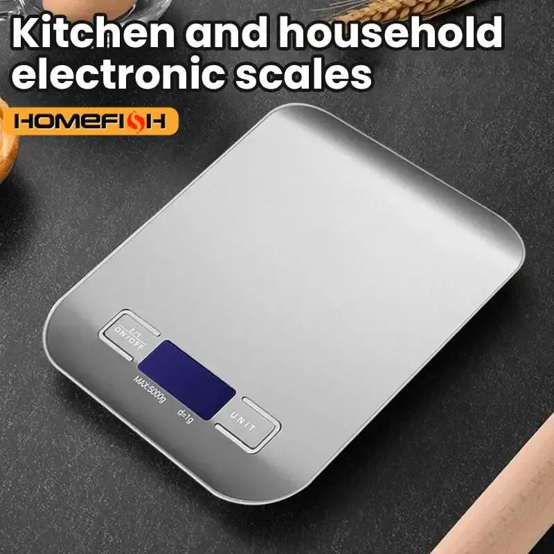 Household Kitchen High-precision Electronic Pastry Baking Scale Small Food Baking Scale 10kg/1g Accurate Weighing