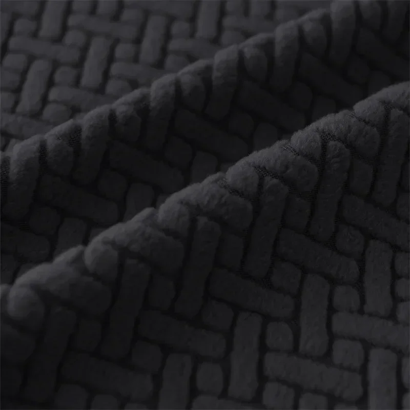 2 Pcs/set Polar Fleece RV Dinette Cushions Covers Stretch Couch Cover Booth Seat Covers RV Camper Car Bench Backrest Cover