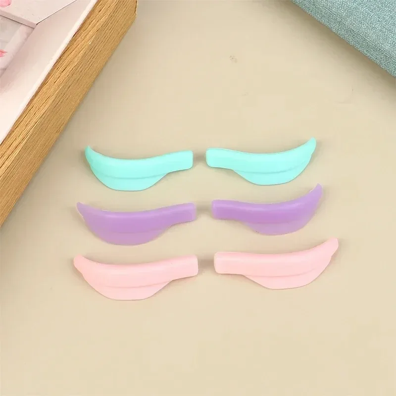 7 Pcs Silicone Eyelash Perm Rods, 3D Lash Lift Shields Pads Sticky Curler Tool, for Natural Curling Makeup Beauty Essentials