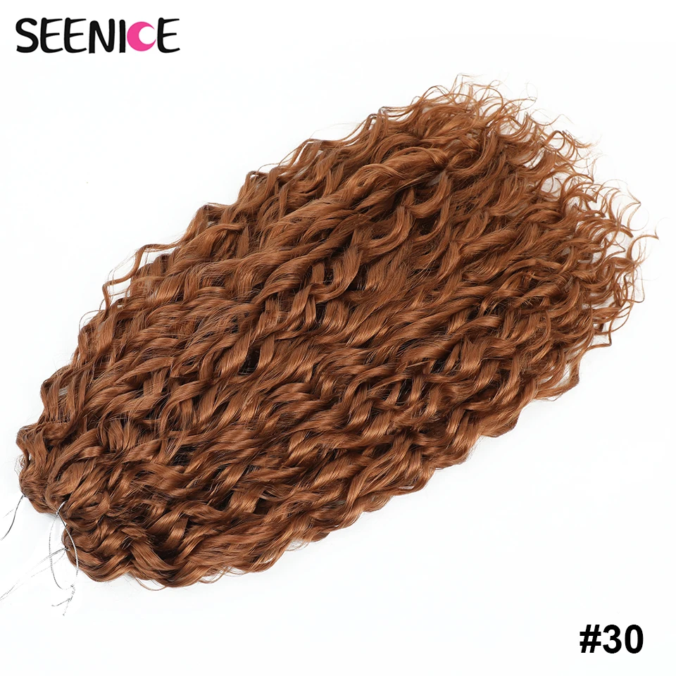 Jessica Synthetic Hair Deep Wave Twist Crochet Hair Braid Afro Curl Ombre Blonde Pink Deep Wavy Braiding Hair Extension ForWomen