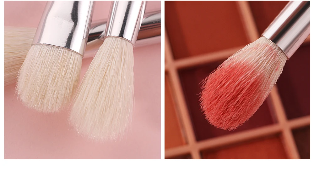 BEILI Black Makeup Brushes Set Professional Natural Goat Hair Brushes Foundation Powder Contour Eyeshadow Make up Brushes