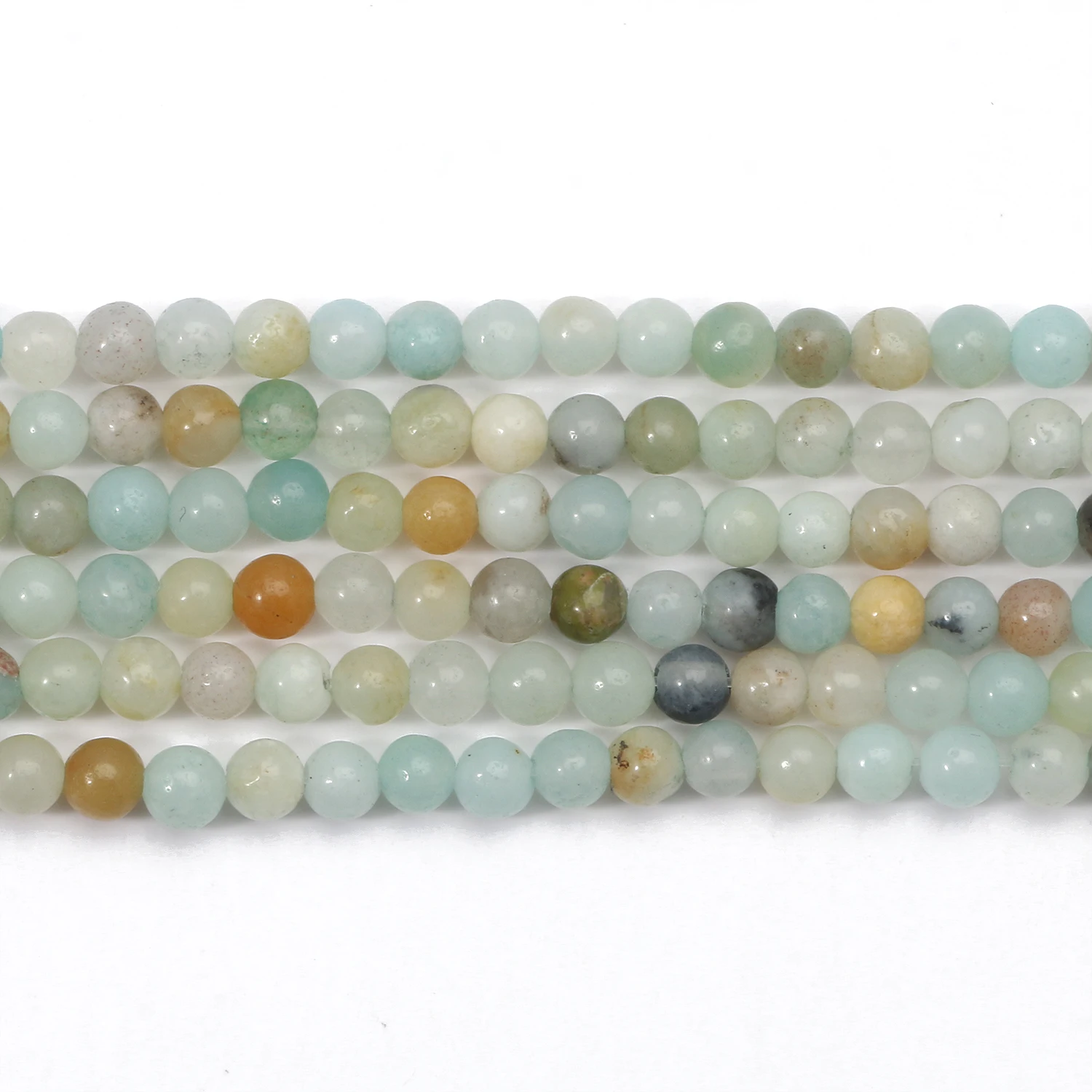 2/3/4mm Natural Stone Waist Beads Rose Quartz Amethysts Agates Turquoises Tiny Loose Beads For Jewelry Making DIY Earrings