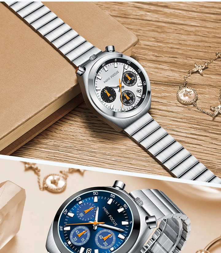 MINI FOCUS Fashion Gold Watch Women Watches Ladies Creative Steel Women's Bracelet Watches Female Waterproof Clock Reloj Mujer