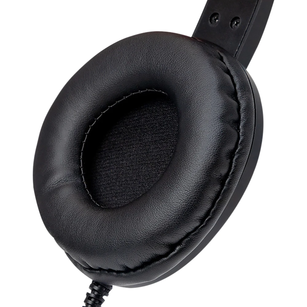 USB Headset with Mic Mute for PC 3.5mm Business Headphones with Rotatable Microphone Noise Cancelling