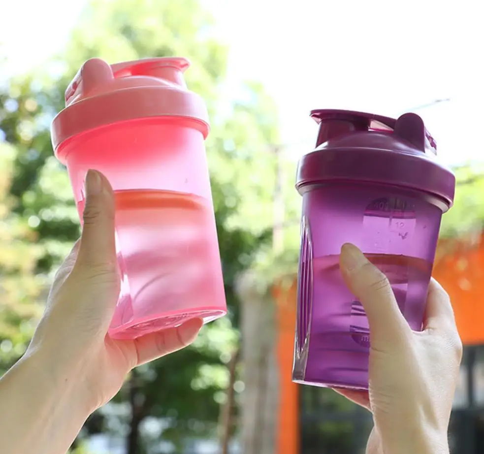 Leeseph Shaker Bottle with Shaker Balls Leak Proof Drink Shaker Bottle for Shake and Pre Work Out Best Shaker Cup (BPA Free)
