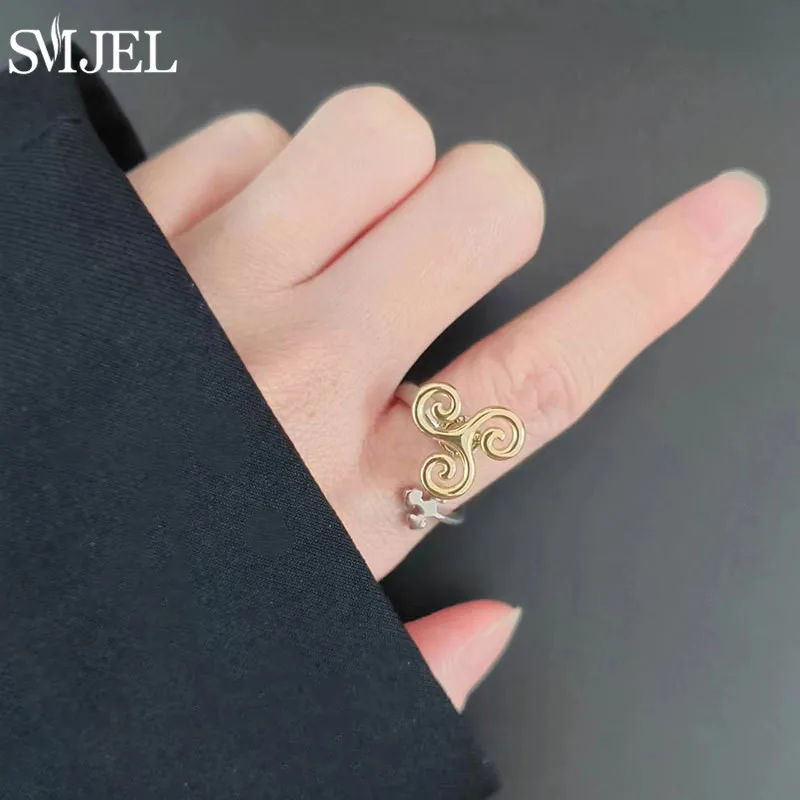 New Sunflower Anxiety Ring Fidget Spinner Rings for Women Cute Butterfly Hummingbird Charms Finger Ring Anti Stress Rotate Gifts