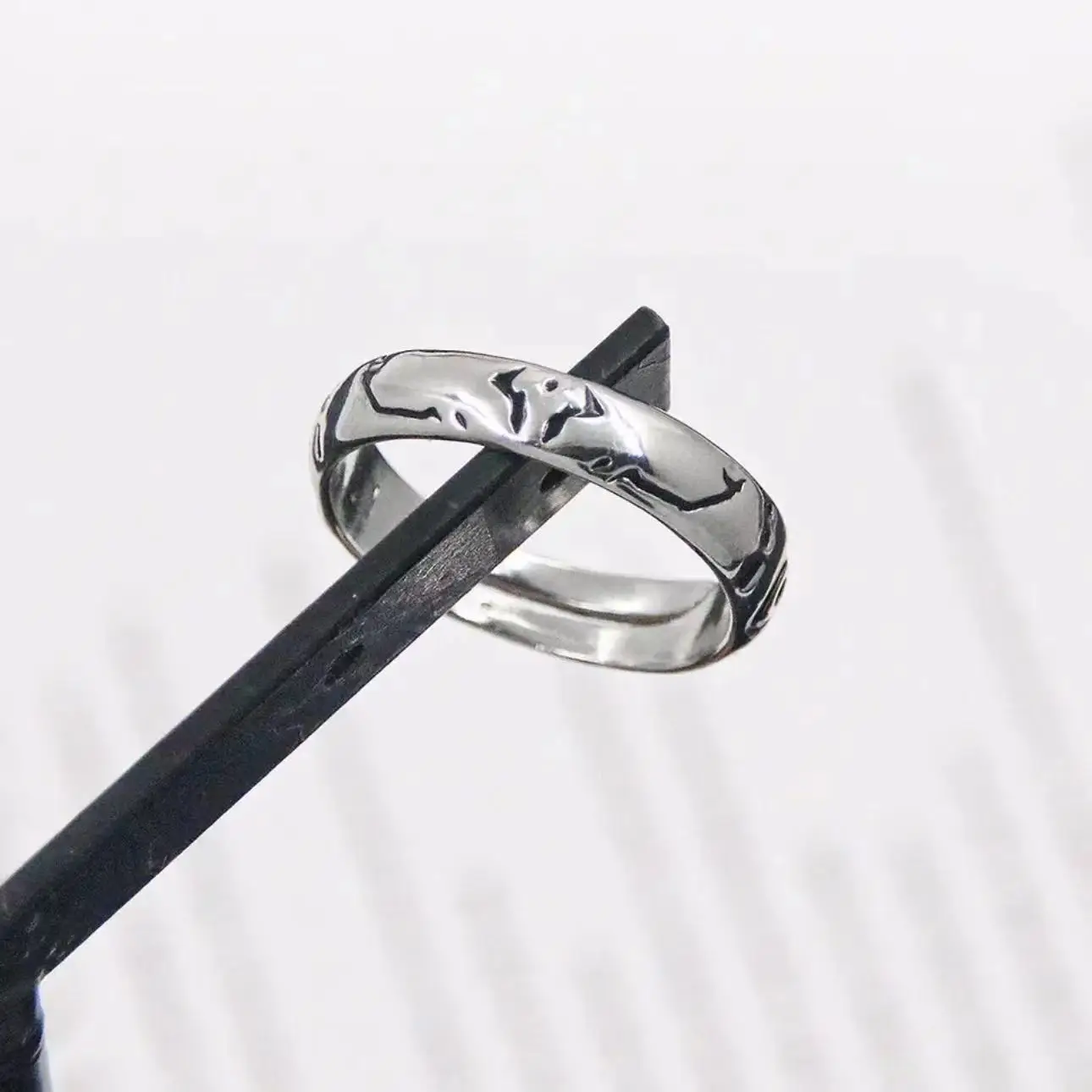 Anime Jujutsu Kaisen Ryomen Sukuna Itadori Yuji Ring Cosplay Metal Opening Adjustable Unisex Rings Jewelry Prop Accessories Gift