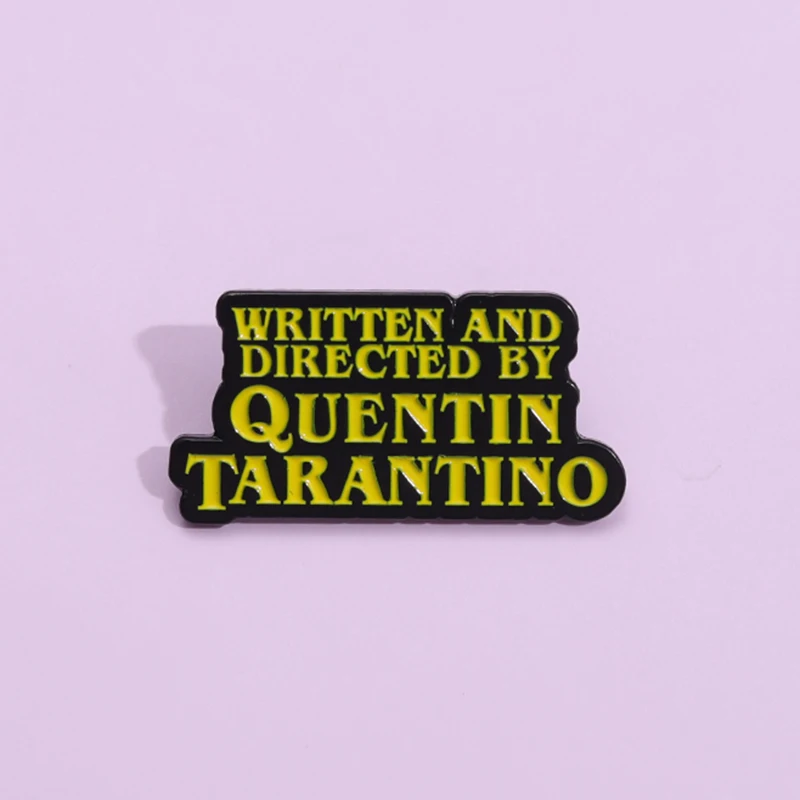 Quentin Tarantino Revenge Movie Enamel Pin Film Peripheral Products Brooch Awesome Present Lapel Backpack Badge For Fans Friends