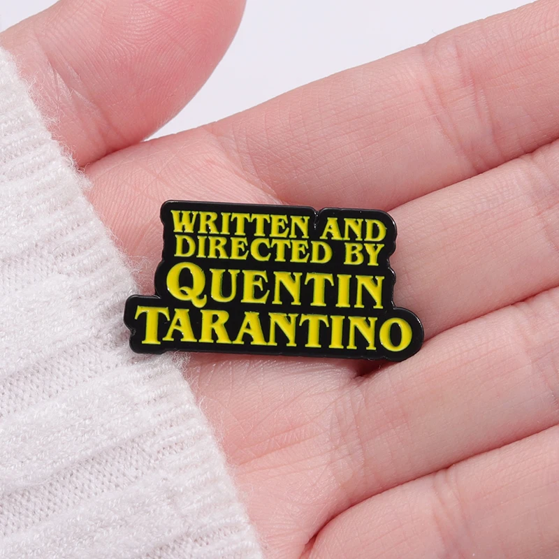 Quentin Tarantino Revenge Movie Enamel Pin Film Peripheral Products Brooch Awesome Present Lapel Backpack Badge For Fans Friends