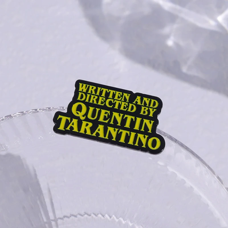 Quentin Tarantino Revenge Movie Enamel Pin Film Peripheral Products Brooch Awesome Present Lapel Backpack Badge For Fans Friends