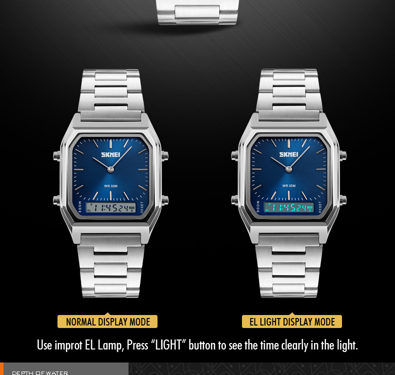 SKMEI 1220 Men Digital Dual Time Sports Chronograph 3bar Waterproof Quartz Wristwatches relogio masculino Fashion Casual Watch