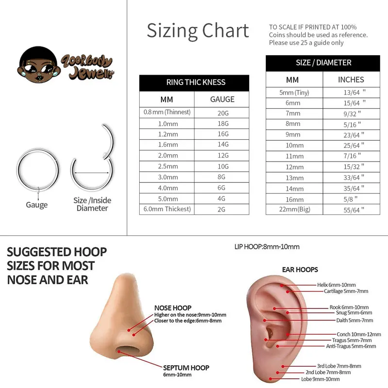 1 Pair Implant Grade F136 Titanium Minimalist Huggie Hoop Earrings Helix Rook Lobe Conch Simple Hoops Ear Piercing 8/10/12mm