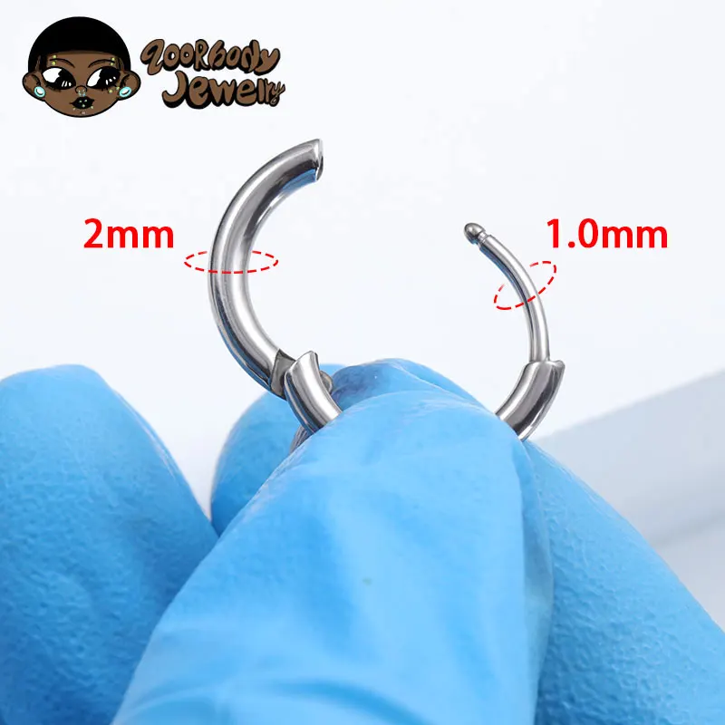 1 Pair Implant Grade F136 Titanium Minimalist Huggie Hoop Earrings Helix Rook Lobe Conch Simple Hoops Ear Piercing 8/10/12mm