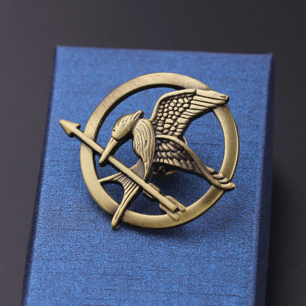 Fashion Trendy Jewelry The Hunger Games Popular Punk Vintage Style Birds Brooches Universal Costume Jewellery Accessories