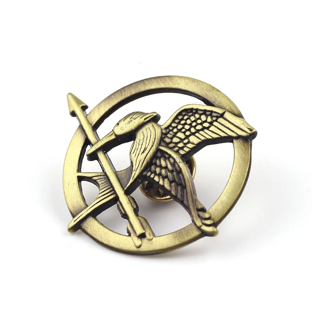 Fashion Trendy Jewelry The Hunger Games Popular Punk Vintage Style Birds Brooches Universal Costume Jewellery Accessories