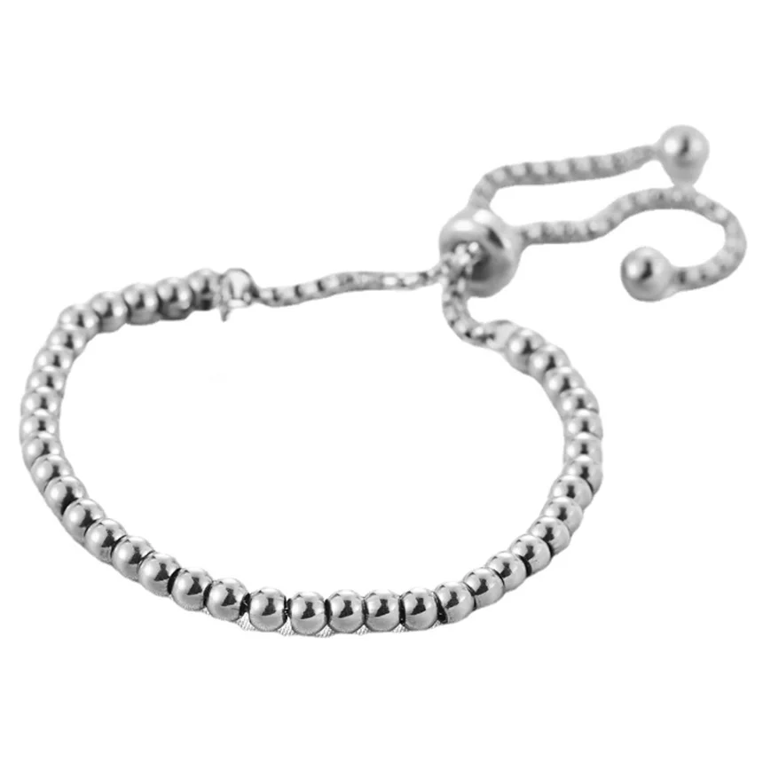 316L Stainless Steel Zircon Beads Heart Shell Bracelet Women's Fashion Trend High Jewelry Accessories SAB785