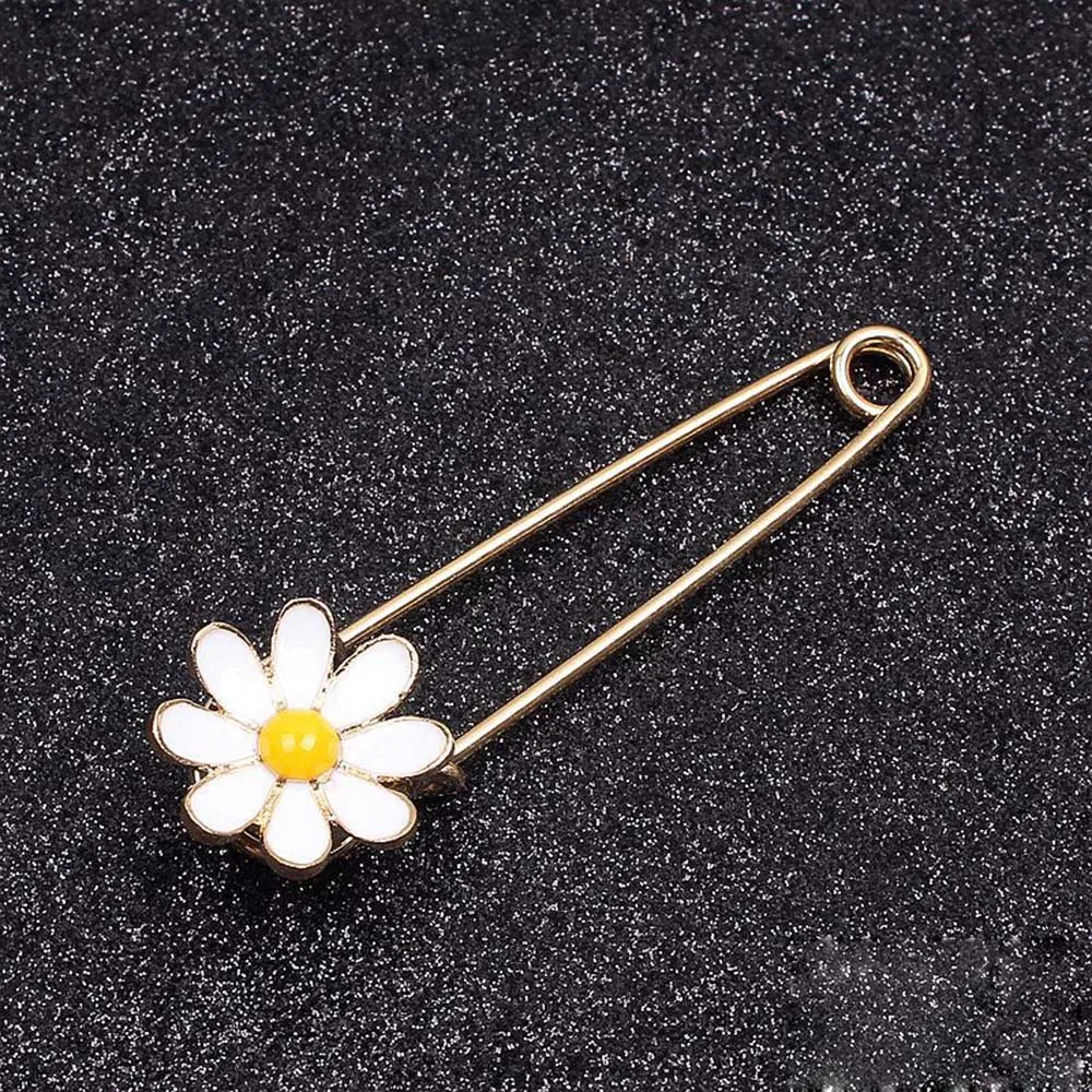 Pearl Brooch Pin For Women Scarf Double Pearl Fixed Safety Pin Accessories Clothes Buckle Clips Multifunction Brooch Clips Lapel