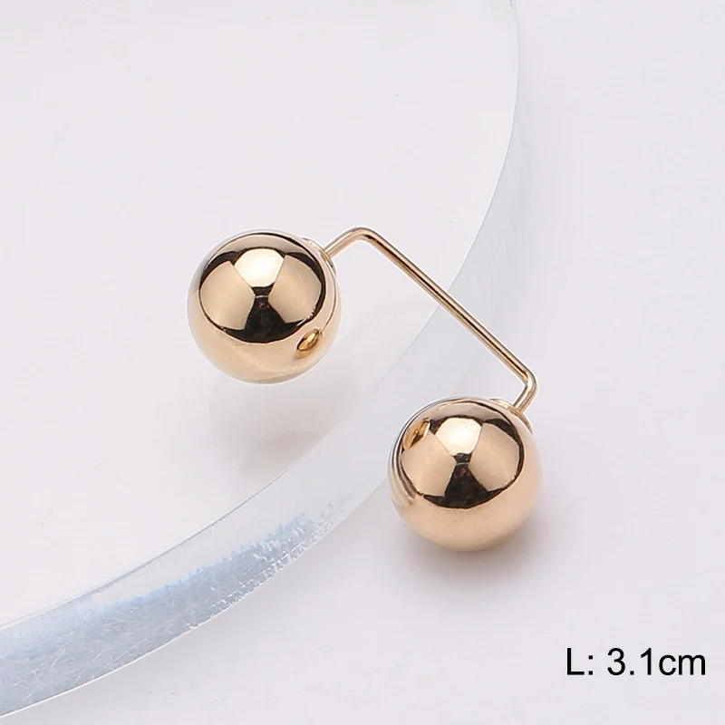 Pearl Brooch Pin For Women Scarf Double Pearl Fixed Safety Pin Accessories Clothes Buckle Clips Multifunction Brooch Clips Lapel