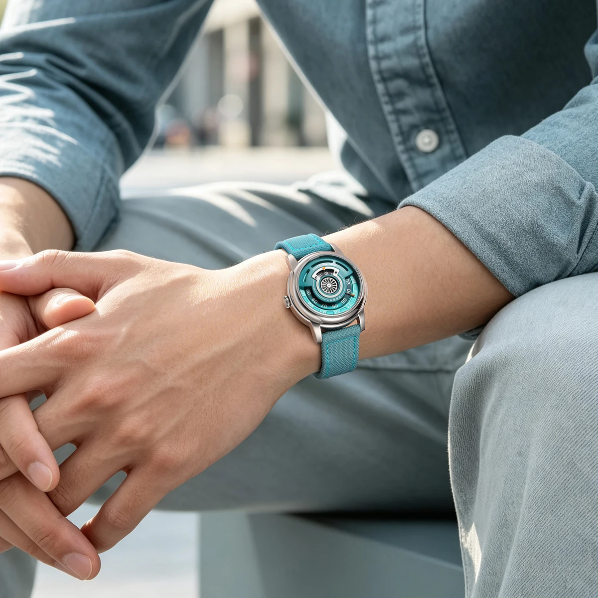 BERNY Watches for Men and Women Super Luminous 36mm Case Small Dial Automatic Mechanical Men's Watch Sapphire Casual Wristwatch