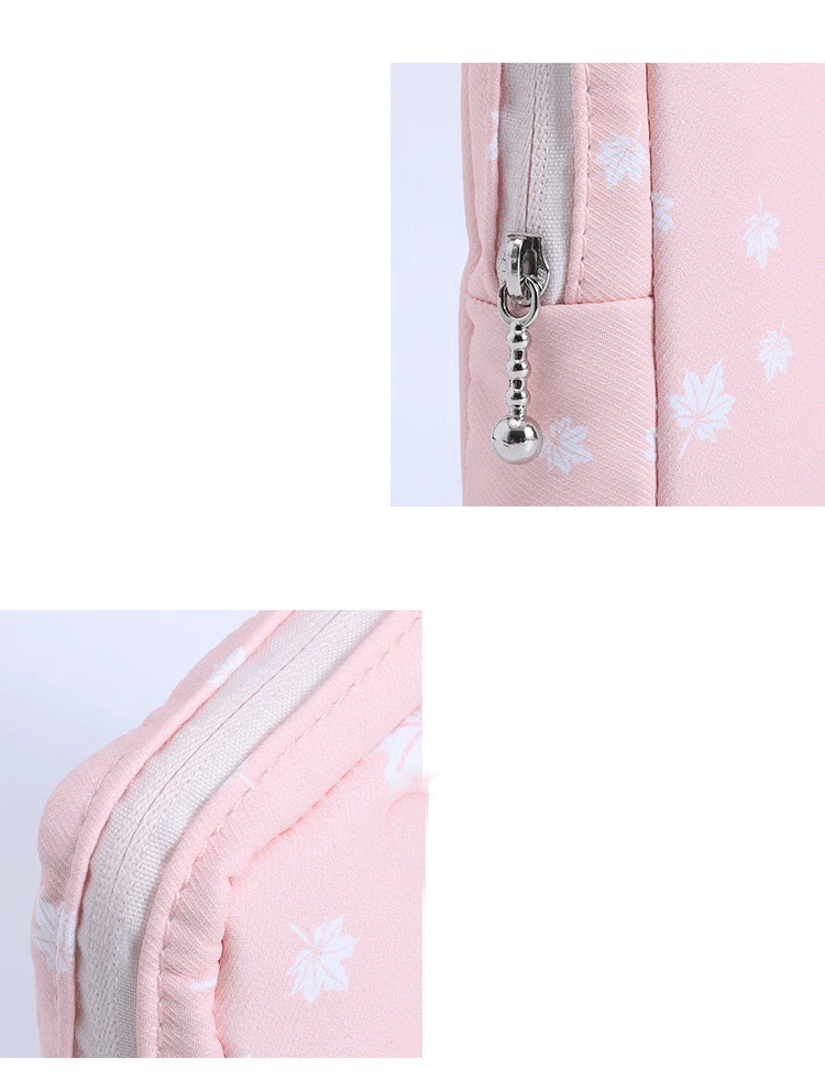 Women Sanitary Napkin Tampon Storage Bag Cute Sanitary Pad Pouches Portable Makeup Lipstick Key Earphone Data Cables Organizer