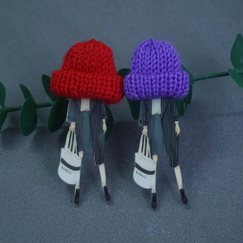 Cute Brooch For Woman Lady Acrylic Brooch Pins Suit Dress Clothing Accessories Christmas Gifts about 9cm