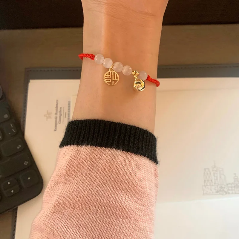 Korean New Sweet Daisy Flower Bracelet For Women Colorful Crystal Beaded Elastic Rope Bracelets Party Wedding Jewelry Gifts