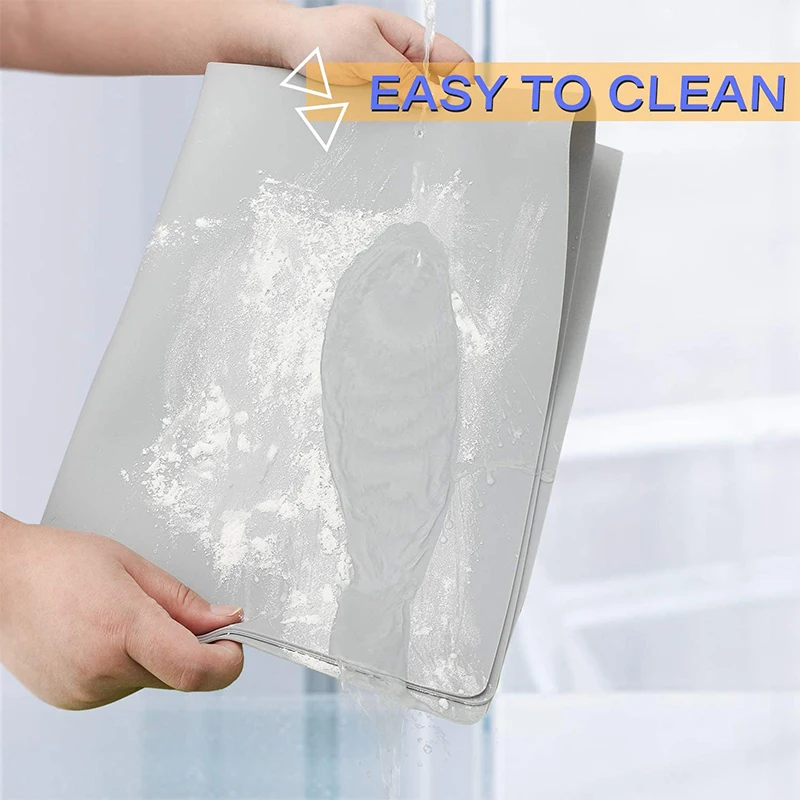 60X40cm Large Size Silicone Placemat Heat Insulation Cup Pad Tablecloth Table Mat Non-Slip Bowl Cup Coaster Kitchen Accessories